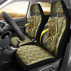 Personalised Richmond Tigers Car Seat Cover Trippy Psychedelic Abstract Art Mascot Football Fans