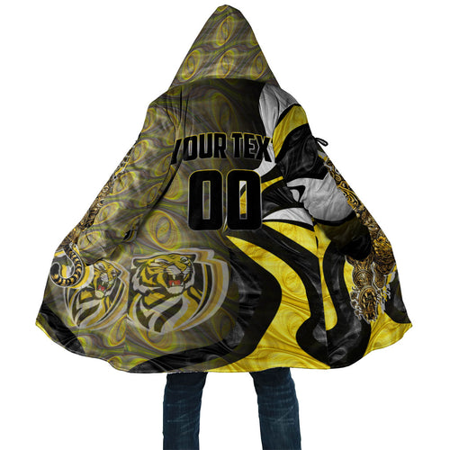 Personalised Richmond Tigers Cloak Trippy Psychedelic Abstract Art Mascot Football Fans
