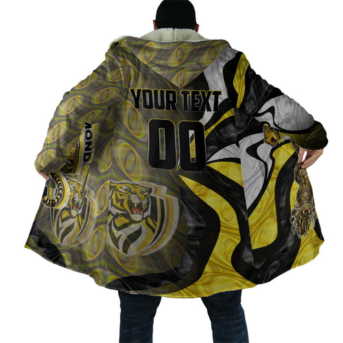 Personalised Richmond Tigers Cloak Trippy Psychedelic Abstract Art Mascot Football Fans
