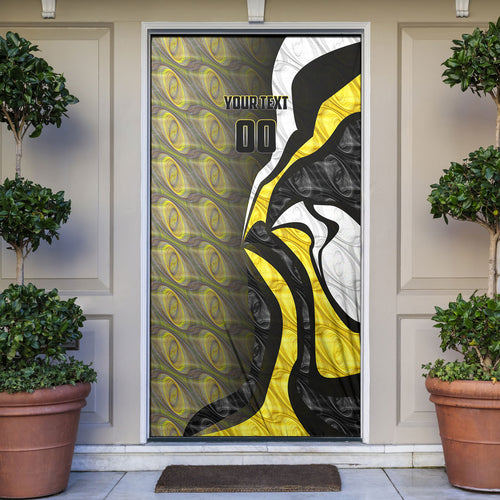 Personalised Richmond Tigers Door Cover Trippy Psychedelic Abstract Art Mascot Football Fans