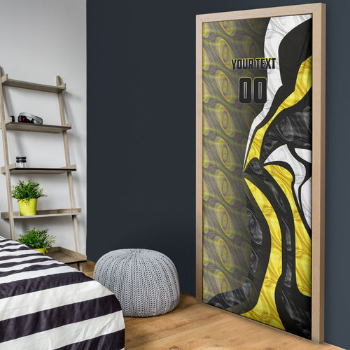 Personalised Richmond Tigers Door Cover Trippy Psychedelic Abstract Art Mascot Football Fans
