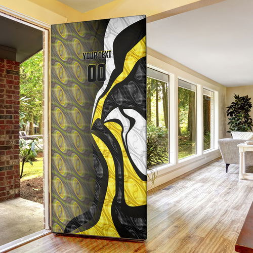 Personalised Richmond Tigers Door Cover Trippy Psychedelic Abstract Art Mascot Football Fans