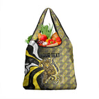 Personalised Richmond Tigers Grocery Bag Trippy Psychedelic Abstract Art Mascot Football Fans
