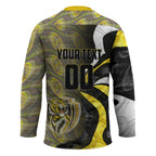 Personalised Richmond Tigers Hockey Jersey Trippy Psychedelic Abstract Art Mascot Football Fans