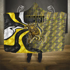 Personalised Richmond Tigers Hooded Blanket Trippy Psychedelic Abstract Art Mascot Football Fans