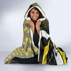 Personalised Richmond Tigers Hooded Blanket Trippy Psychedelic Abstract Art Mascot Football Fans