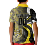Personalised Richmond Tigers Kid Polo Shirt Trippy Psychedelic Abstract Art Mascot Football Fans