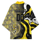 Personalised Richmond Tigers Kimono Trippy Psychedelic Abstract Art Mascot Football Fans