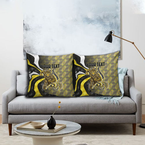Personalised Richmond Tigers Pillow Cover Trippy Psychedelic Abstract Art Mascot Football Fans