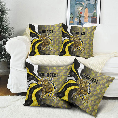 Personalised Richmond Tigers Pillow Cover Trippy Psychedelic Abstract Art Mascot Football Fans