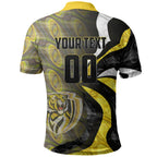 Personalised Richmond Tigers Polo Shirt Trippy Psychedelic Abstract Art Mascot Football Fans