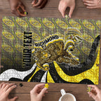 Personalised Richmond Tigers Puzzle Trippy Psychedelic Abstract Art Mascot Football Fans