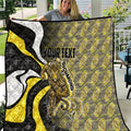 Personalised Richmond Tigers Quilt Trippy Psychedelic Abstract Art Mascot Football Fans