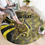 Personalised Richmond Tigers Round Carpet Trippy Psychedelic Abstract Art Mascot Football Fans