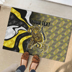 Personalised Richmond Tigers Rubber Doormat Trippy Psychedelic Abstract Art Mascot Football Fans
