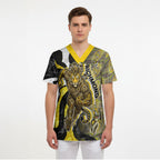 Personalised Richmond Tigers Scrub Top Trippy Psychedelic Abstract Art Mascot Football Fans