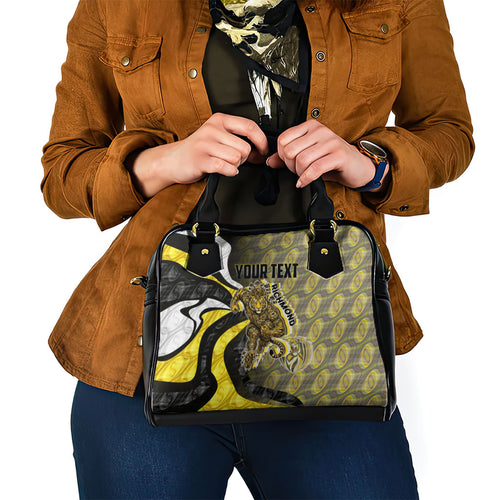 Personalised Richmond Tigers Shoulder Handbag Trippy Psychedelic Abstract Art Mascot Football Fans