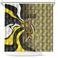 Personalised Richmond Tigers Shower Curtain Trippy Psychedelic Abstract Art Mascot Football Fans