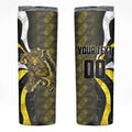 Personalised Richmond Tigers Skinny Tumbler Trippy Psychedelic Abstract Art Mascot Football Fans