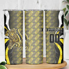 Personalised Richmond Tigers Skinny Tumbler Trippy Psychedelic Abstract Art Mascot Football Fans