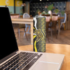 Personalised Richmond Tigers Skinny Tumbler Trippy Psychedelic Abstract Art Mascot Football Fans