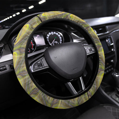 Richmond Tigers Steering Wheel Cover Trippy Psychedelic Abstract Art Mascot Football Fans