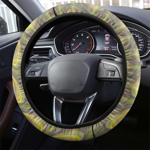 Richmond Tigers Steering Wheel Cover Trippy Psychedelic Abstract Art Mascot Football Fans