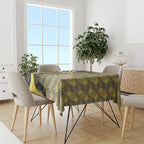 Personalised Richmond Tigers Tablecloth Trippy Psychedelic Abstract Art Mascot Football Fans