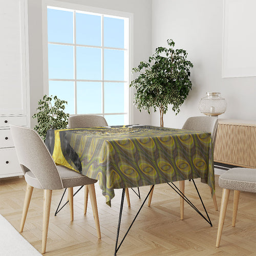 Personalised Richmond Tigers Tablecloth Trippy Psychedelic Abstract Art Mascot Football Fans