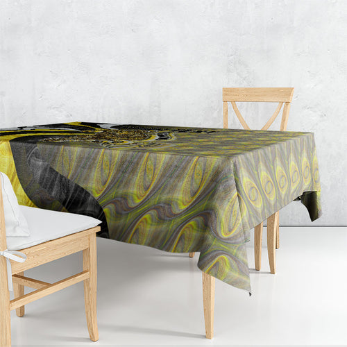 Personalised Richmond Tigers Tablecloth Trippy Psychedelic Abstract Art Mascot Football Fans