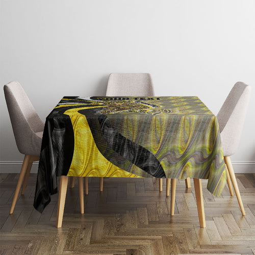 Personalised Richmond Tigers Tablecloth Trippy Psychedelic Abstract Art Mascot Football Fans