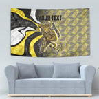 Personalised Richmond Tigers Tapestry Trippy Psychedelic Abstract Art Mascot Football Fans