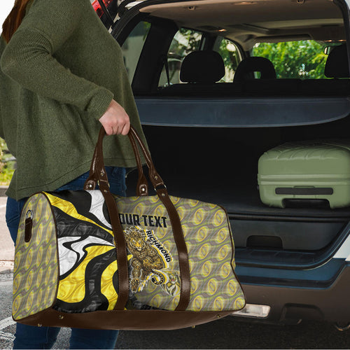 Personalised Richmond Tigers Travel Bag Trippy Psychedelic Abstract Art Mascot Football Fans