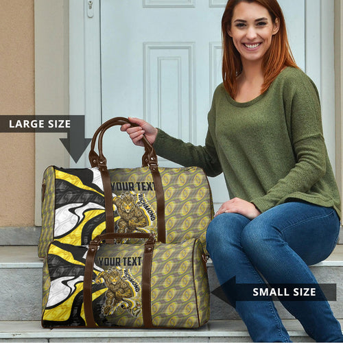 Personalised Richmond Tigers Travel Bag Trippy Psychedelic Abstract Art Mascot Football Fans