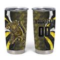Personalised Richmond Tigers Tumbler Cup Trippy Psychedelic Abstract Art Mascot Football Fans