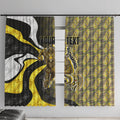 Personalised Richmond Tigers Window Curtain Trippy Psychedelic Abstract Art Mascot Football Fans