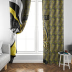 Personalised Richmond Tigers Window Curtain Trippy Psychedelic Abstract Art Mascot Football Fans