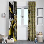 Personalised Richmond Tigers Window Curtain Trippy Psychedelic Abstract Art Mascot Football Fans