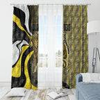 Personalised Richmond Tigers Window Curtain Trippy Psychedelic Abstract Art Mascot Football Fans