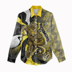 Personalised Richmond Tigers Women Casual Shirt Trippy Psychedelic Abstract Art Mascot Football Fans