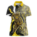 Personalised Richmond Tigers Women Polo Shirt Trippy Psychedelic Abstract Art Mascot Football Fans