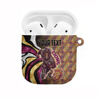 Personalised Brisbane Lions AirPods Case Trippy Psychedelic Abstract Art Mascot Football Fans