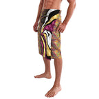 Personalised Brisbane Lions Lavalava Trippy Psychedelic Abstract Art Mascot Football Fans
