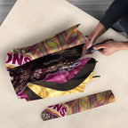Personalised Brisbane Lions Umbrella Trippy Psychedelic Abstract Art Mascot Football Fans