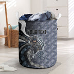 Personalised Carlton Laundry Basket Trippy Psychedelic Abstract Art Mascot Football Fans