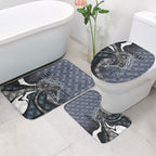 Personalised Carlton Bathroom Set Trippy Psychedelic Abstract Art Mascot Football Fans
