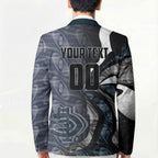 Personalised Carlton Blazer Trippy Psychedelic Abstract Art Mascot Football Fans