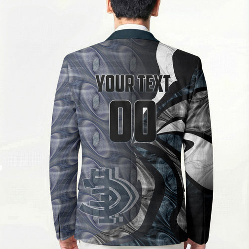 Personalised Carlton Blazer Trippy Psychedelic Abstract Art Mascot Football Fans
