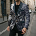 Personalised Carlton Blazer Trippy Psychedelic Abstract Art Mascot Football Fans