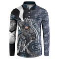 Personalised Carlton Button Sweatshirt Trippy Psychedelic Abstract Art Mascot Football Fans